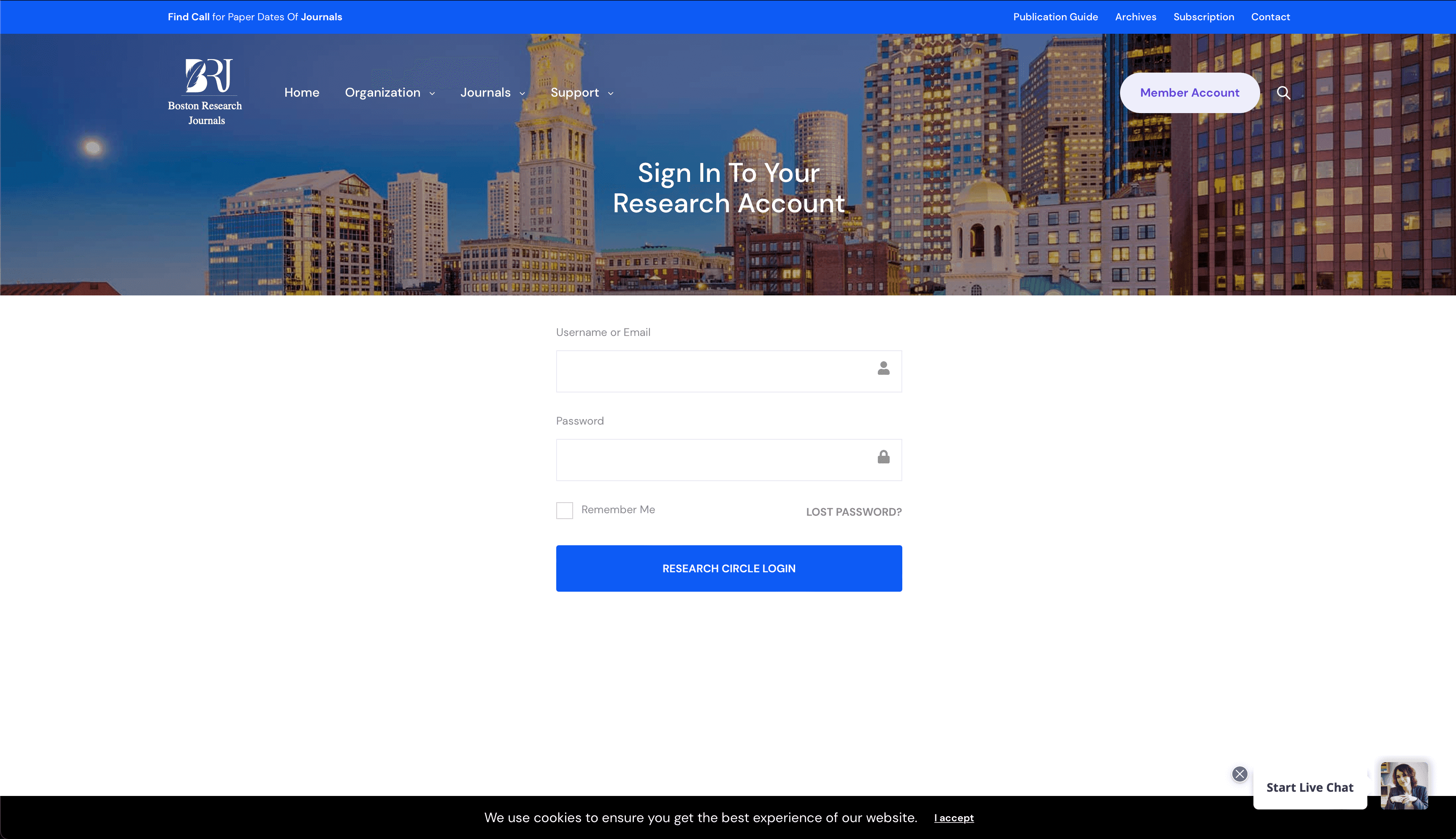 Manuscript access screen for reviewers